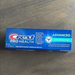 Crest Pro-Health Advanced Gum Protection Toothpaste - Blue Brand New